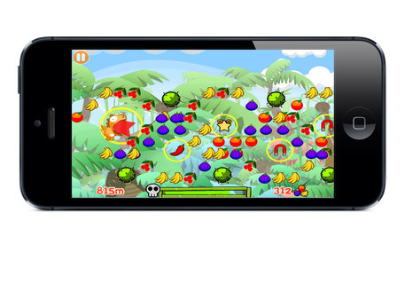 Dino Rush on iPhone 5 4 inches retina display !